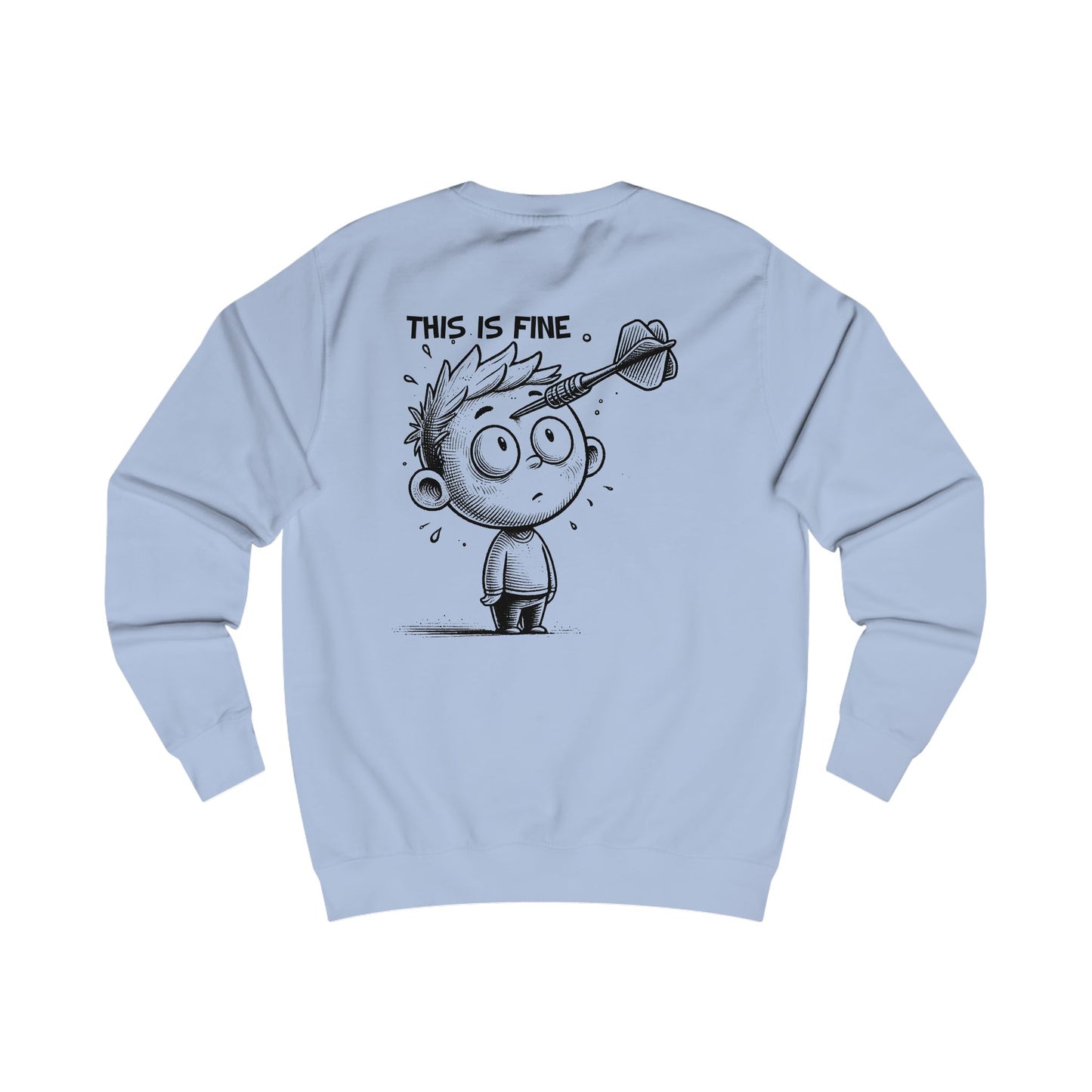 Unisex This Is Fine Crewneck Sweatshirt - Stunt Wear